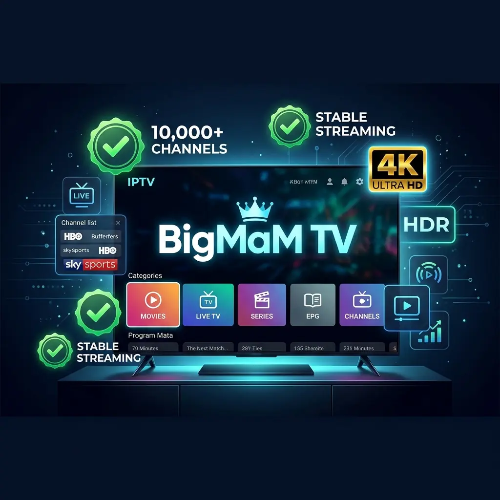 Avis BigMaM TV 2026 - Service IPTV Premium