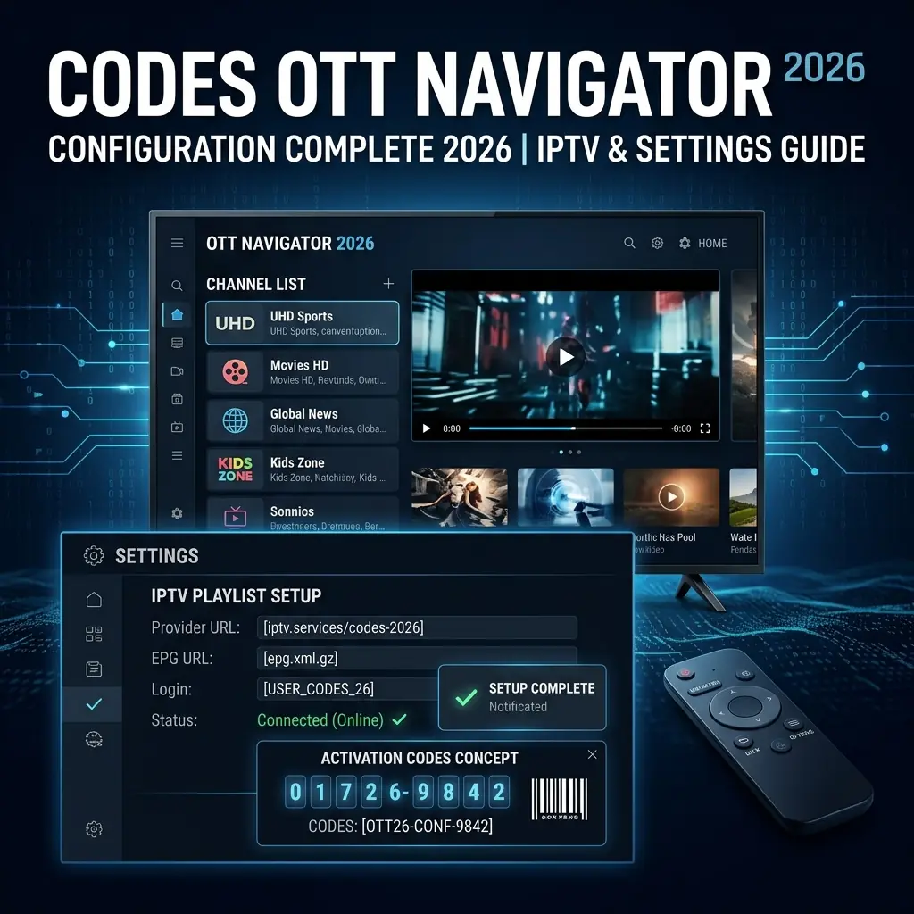 Codes OTT Navigator 2026