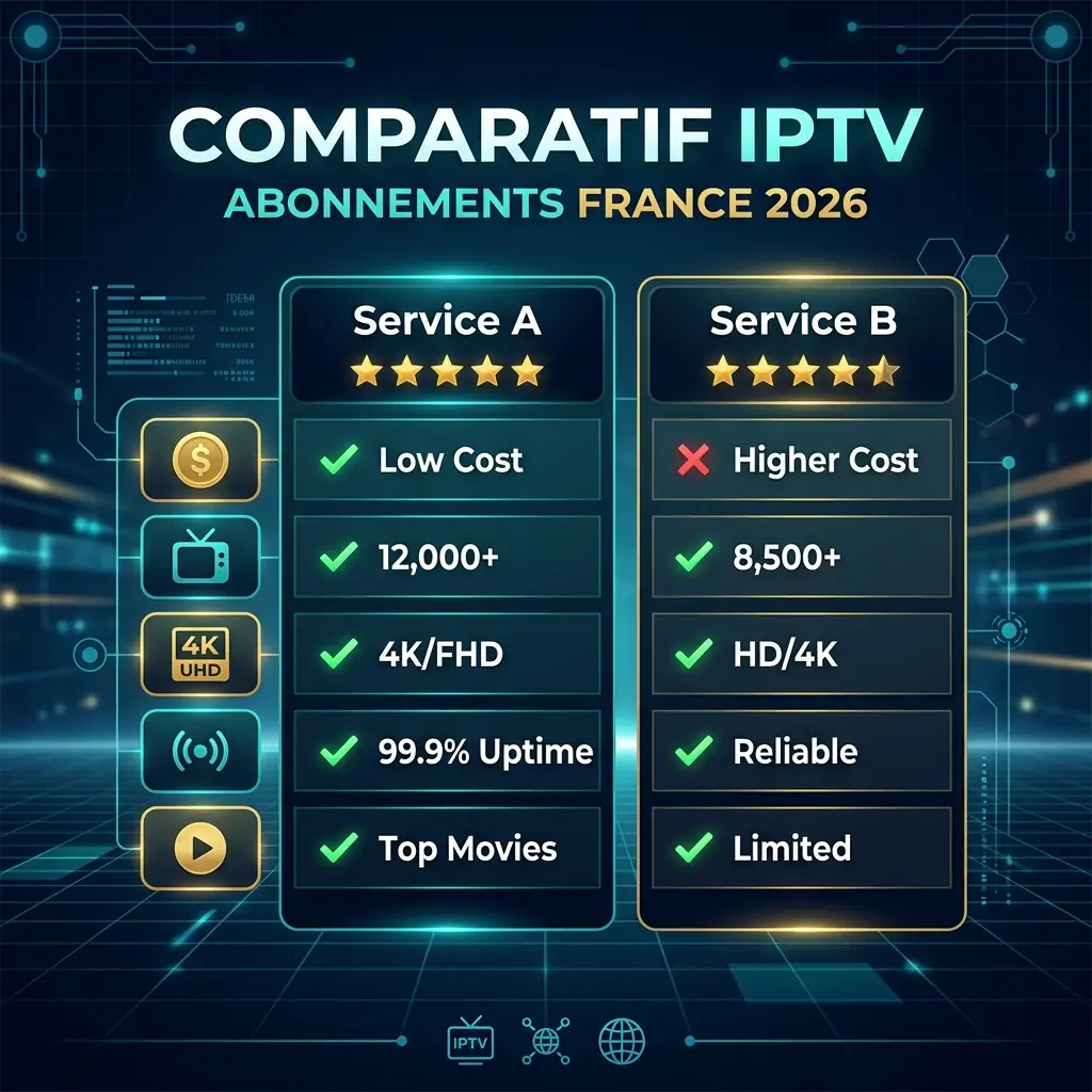 Comparatif Abonnement IPTV