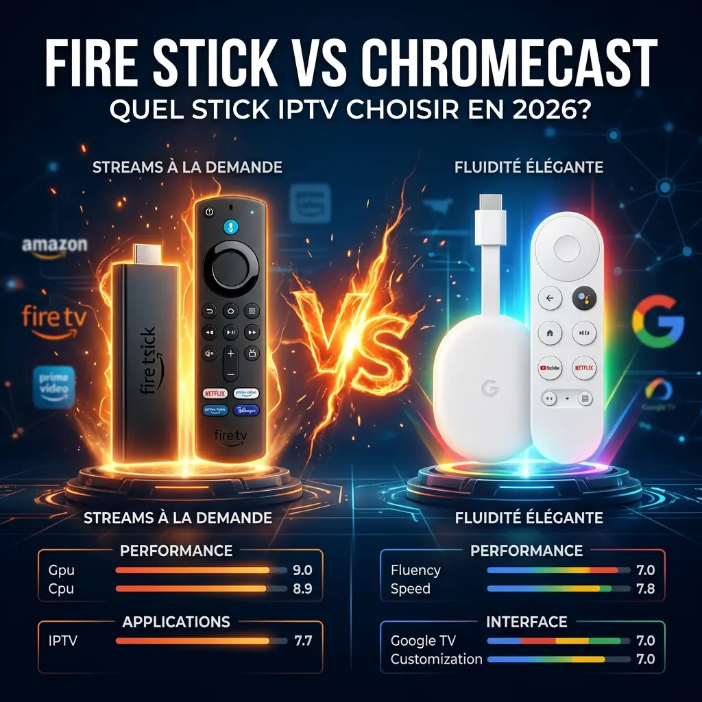 Fire Stick 4K Max vs Chromecast IPTV