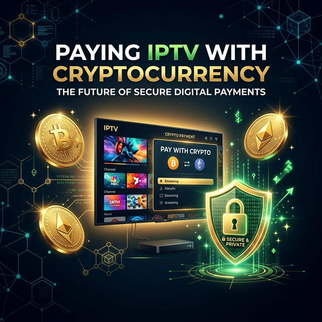 Payer son IPTV en Cryptomonnaie
