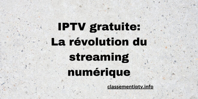 IPTV gratuite
